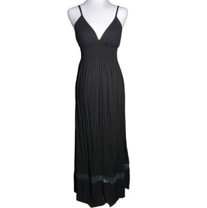 Khush Midi Dress color black size xs 100%Rayon